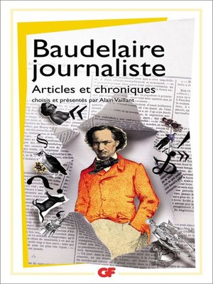 cover image of Baudelaire journaliste